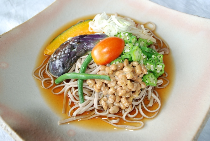 夏野菜ぶっかけそば