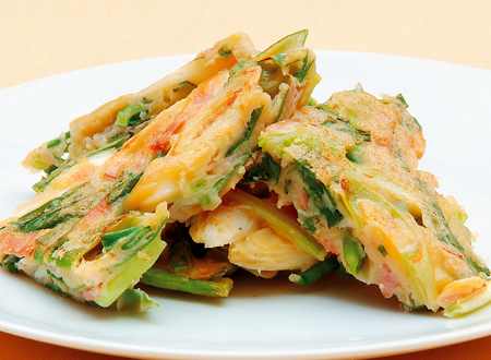 季節野菜のチヂミ風