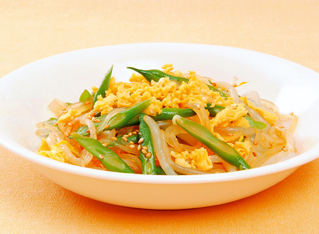 サヤインゲンのはるさめサラダ