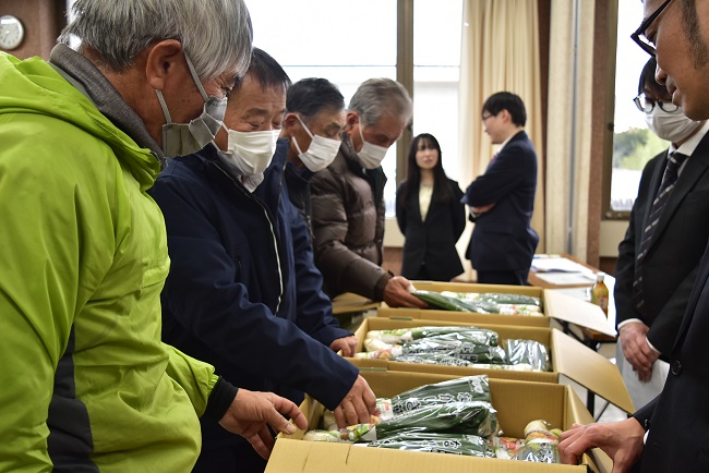 葉玉ねぎ査定会