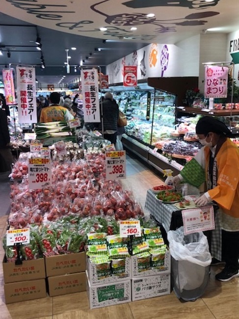 JA長生園芸協議会販促活動