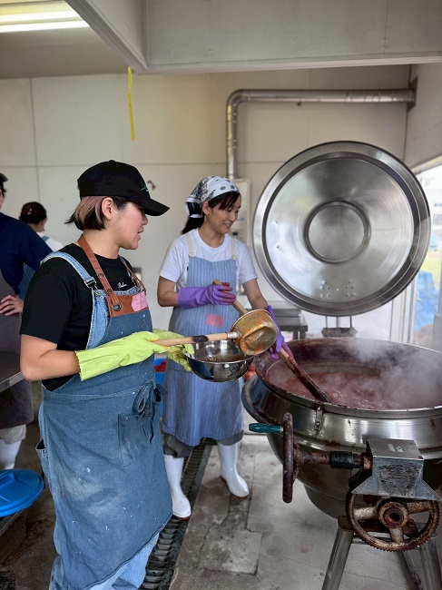 フレッシュミズ　トマトソース作り