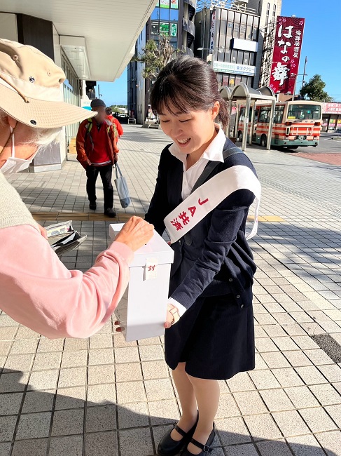 交通遺児育英資金の募金活動を行いました