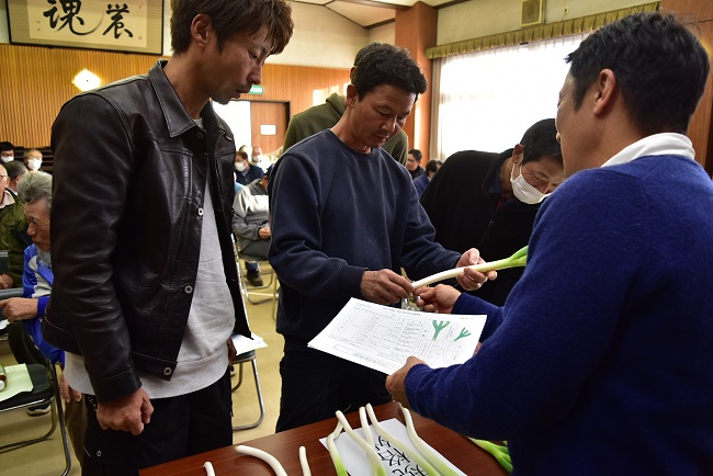 令和7年産秋冬・春ねぎ販売会議、査定会