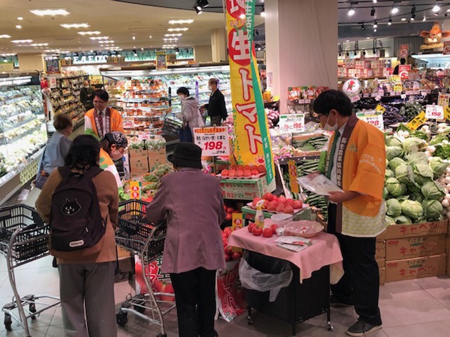 JA長生園芸協議会販促活動