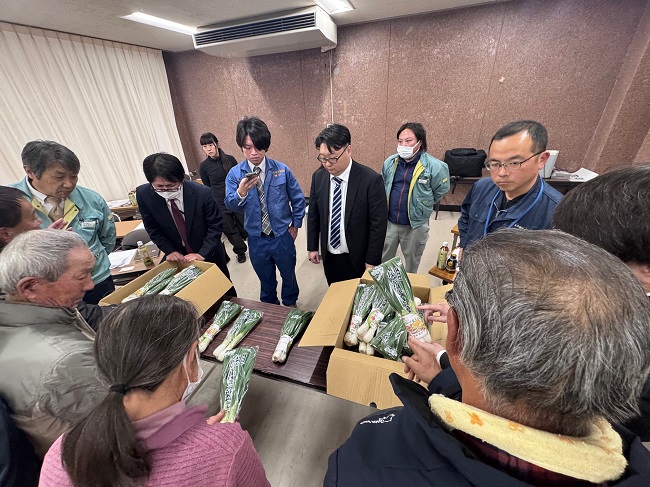 葉玉ねぎ査定会