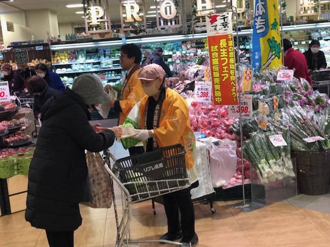 JA長生園芸協議会販促活動