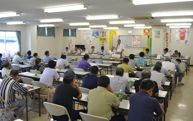 JA施設野菜部会長あいさつ