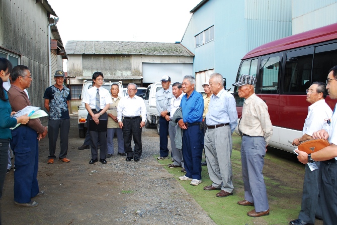 ＪＡ北群「渋川ねぎ部会」のみなさん
