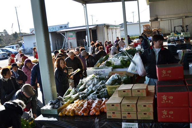新鮮な野菜がたくさん並びました