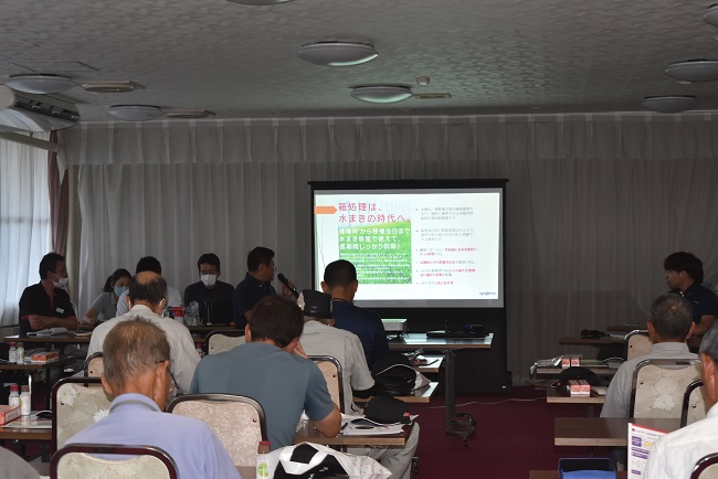 水稲生産者向け栽培講習会
