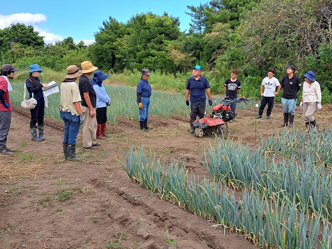 第4回長生（ながいき）農業塾ネギコース